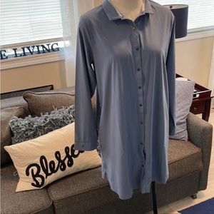 ADAY Back To Front Shirt Dress, size Large